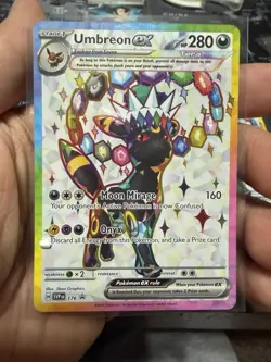 NM++2 Card Umbreon ex SVP176 Sv: Scarlet & Violet Promo Cards Holo RARE!! - Image 2