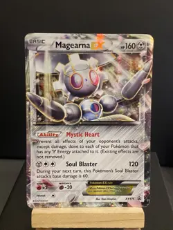 Pokemon Card Magearna EX XY175 XY Promo Played - Image 1