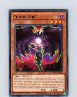 Yu-Gi-Oh TCG Chaos Core SDSA-EN002 1st Edition Regular Common Card NM - Image 1