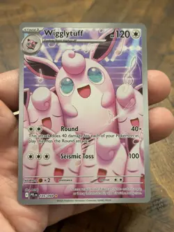 105/094 Wigglytuff : Illustration Rare Card : Phantasmal Flames : Pokemon TCG - Image 1