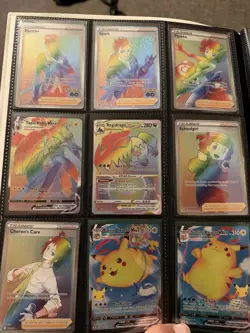 Pokemon Card Lot Mixed Rarity With Binder - Image 3