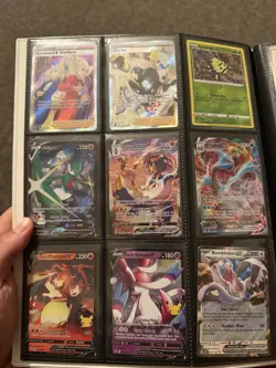 Pokemon Card Lot Mixed Rarity With Binder - Image 5