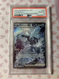 Pokemon TCG Kyurem EX Card 165/086 English Black Bolt, Sir PSA 10 Gem Mint - Image 1