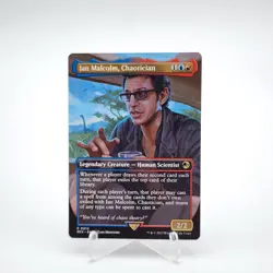 MTG English Ian Malcolm, Chaotician (Borderless) LP - Image 1