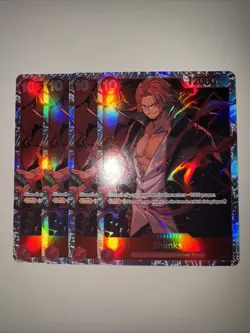 ONE PIECE CARD GAME SHANKS SR PLAYSET OP09-004 X4 Playset English - Image 1