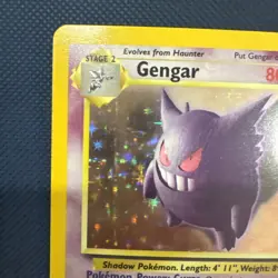 Pokemon TCG Gengar Fossil Holo Card 5/62 Unlimited Rare Love condition - Image 2