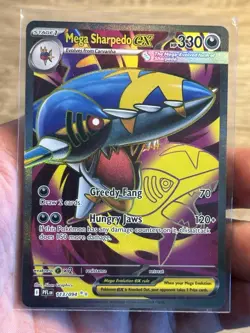 Mega Sharpedo Ex 113/094 - Phantasmal Flames Full Art Rare - Pokemon TCG Card - Image 1