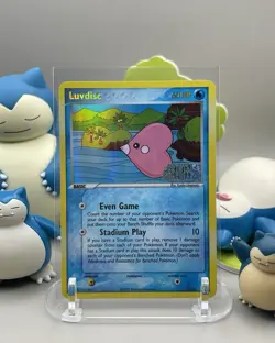 Luvdisc 7/100 EX Crystal Guardians 2006 Reverse Holo Rare Pokemon Card TCG - Image 1