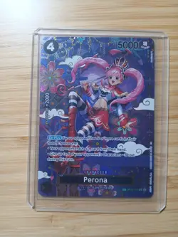 Bandai Perona OP06-093 SP Super Rare Foil Stamped One Piece Card - Image 1