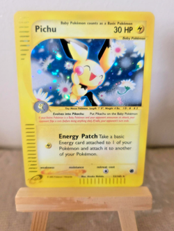 2002 Pokemon e-Reader Rare HOLO Card - Pichu (22/165) EX Expedition (LP) - Image 1