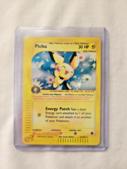 2002 Pokemon e-Reader Rare HOLO Card - Pichu (22/165) EX Expedition (LP) - Image 2