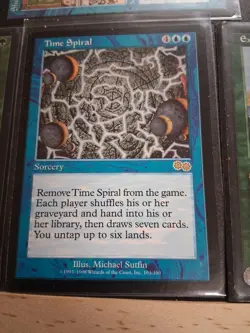 MTG Cards Urza's Saga set including #103 Time spiral - Image 1