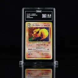 Flareon Pokemon Card | 1997 Japanese Jungle Holo | TAG Graded 5.5 - Image 1