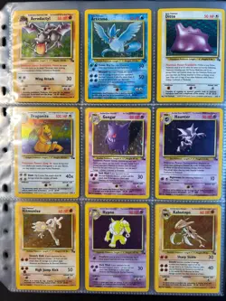 100% Complete Fossil Set 62/62 WOTC Vintage Pokemon Cards HOLO 1999 - Image 2