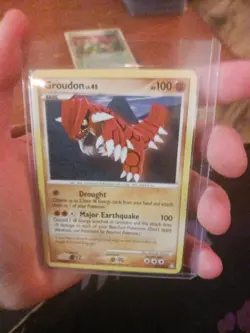 Pokemon Groudon Card 29/146 Legends Awakened Regular Rare Lightly Played - Image 1