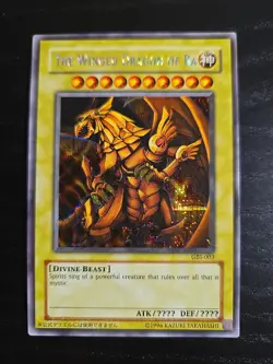 Yu-Gi-Oh! The Winged Dragon of Ra GBI-003 Secret Rare Card - Image 1
