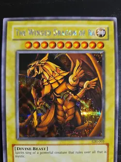 Yu-Gi-Oh! The Winged Dragon of Ra GBI-003 Secret Rare Card - Image 2