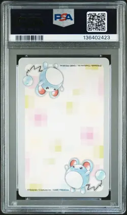 2000 POKEMON SILVER VERSION PART 2 PLAYING CARDS 8 OF DIAMONDS LARVITAR PSA 9 - Image 2