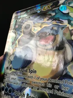 Blastoise EX XY122 XY JUMBO Pokemon Card Oversized PROMO HOLO Generations PLAYED - Image 5