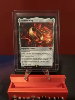 The One Ring, Lord of the Rings Tales of Middle Earth Magic MTG Card - Image 1