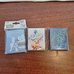 (3) POKEMON TCG ULTRA PRO DECK PROTECTOR CARD SLEEVES 65-count Prismatic - Image 1