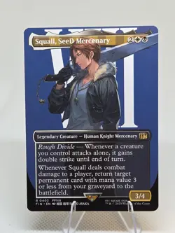 Squall, SeeD Mercenary (Borderless) X1 FIN MTG Final Fantasy FB1 - Image 1