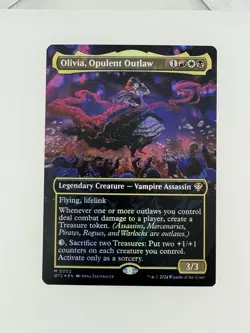 Olivia, Opulent Outlaw (Borderless) Commander: Outlaws of Thunder Junction Foil - Image 1