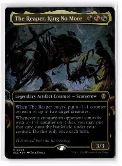 The Reaper, King No More (Borderless) 4 Commander: Lorwyn Eclipsed Foil NM - Image 1