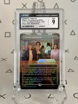 Council's Judgment Foil - CGC 9 Mint - The Office Secret Lair Bonus MTG Magic - Image 1