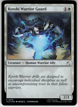 Foil Kyoshi Warrior Guard 216 Avatar: The Last Airbender: Eternal-Legal C - Image 1