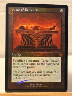 Altar of Dementia The Brothers' War: Retro Frame Artifacts Foil - Image 1