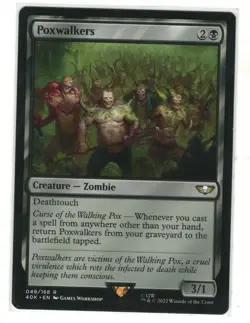 MTG Poxwalkers Universe Beyond Warhammer 40k Magic The Gathering TCG - Image 1