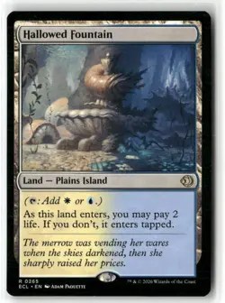 Hallowed Fountain Lorwyn Eclipsed Regular MTG Magic NM - Image 1