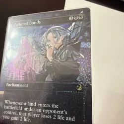 Polluted Bonds Borderless Confetti FOIL Wilds of Eldraine Enchanting NM 507251 - Image 2