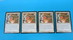 4x INVULNERABILITY INSTANT TEMPEST MTG MAGIC THE GATHERING NM / UNPLAYED - Image 1