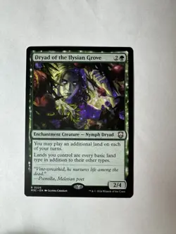 Dryad of the Ilysian Grove MTG Rare Magic Modern Horizons 3 Commander Green - Image 1