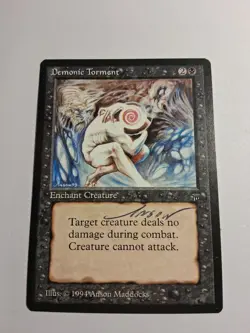 Demonic Torment Legends - Magic the Gathering Lightly Played Autographed - Image 1