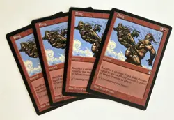 Fling (4) Stronghold LP MTG Magic the Gathering - Image 1