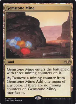 Gemstone Mine Dominaria Remastered Regular Rare #247 NM MTG - Image 1