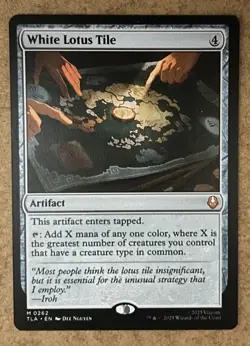White Lotus Tile - Avatar: The Last Airbender TLA - NM MTG - Image 1