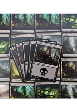 Magic The Gathering - Basic Lands 8,000 Swamps - Image 1