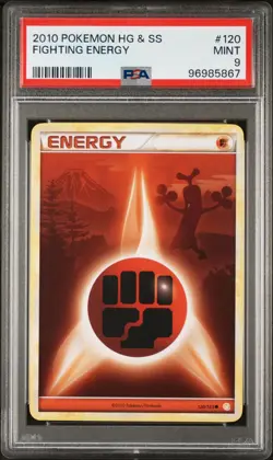 Fighting Energy HeartGold & SoulSilver HGSS Sudowoodo 2010 Pokemon #120 PSA 9 - Image 1