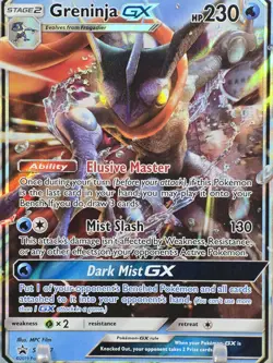 Pokemon Card TCG Greninja GX SM197 Holo Black Star Promo Sun and Moon 2019 NM - Image 5