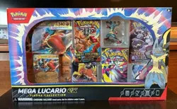 Pokemon TCG: Mega Lucario ex Premium Figure Collection Box - Factory Sealed - Image 1