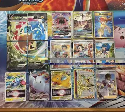 Pokemon Card Lot Full Art Alt Art Fire Candace Espeon Tag Team Fire - Image 1