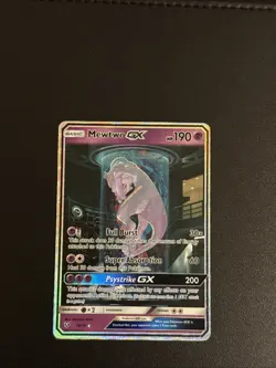 Pokemon TCG Shining Legends Mewtwo GX English Card 78/73 Secret Rare - Image 5