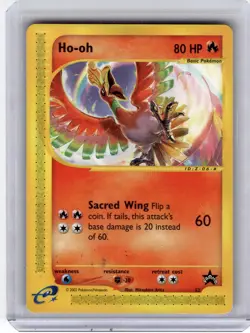 2002 Pokemon-Ho-Oh #52 Wotc Promo-Black Star Promo Non-Foil [Lightly Played] - Image 1