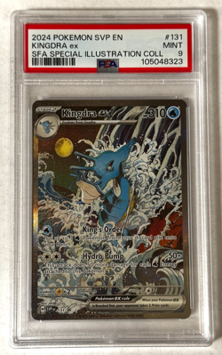 Kingdra ex Black Star Promo Special Illustration #131 PSA 9 MINT Pokemon (2024) - Image 1