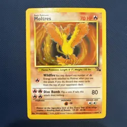 Pokemon TCG Moltres 12/62 Holo Unlimited Rare Fossil Set 🔥 LP - Image 1