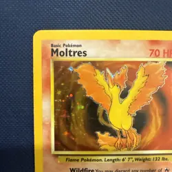 Pokemon TCG Moltres 12/62 Holo Unlimited Rare Fossil Set 🔥 LP - Image 2